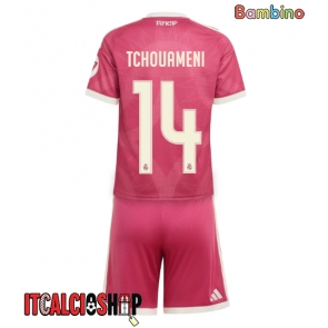 Real Madrid Aurelien Tchouameni #14 Terza Maglia Bambino 2026-27 Manica Corta (+ Pantaloni corti)